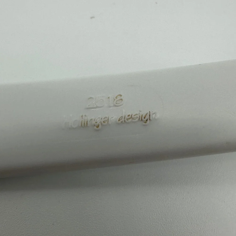 Trudeau Hollinger Design White Melamine 1/3 Cup Measuring Scoop Spoon 2518 10in